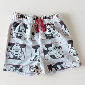 Disney Mickey Mouse Kids Shorts - White